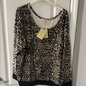 Michael Kors Velour print top and pants